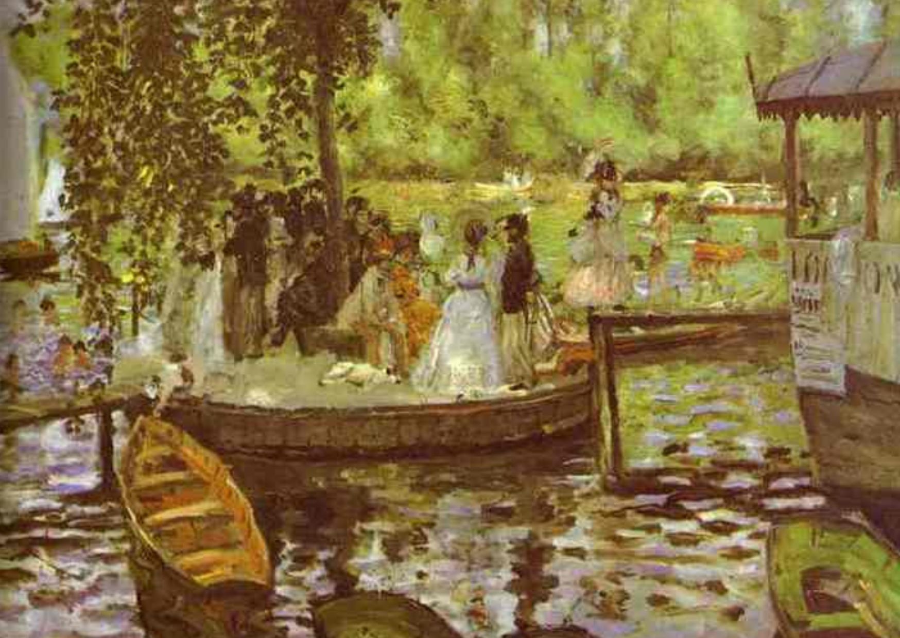 La Grenouillère, by Renoir