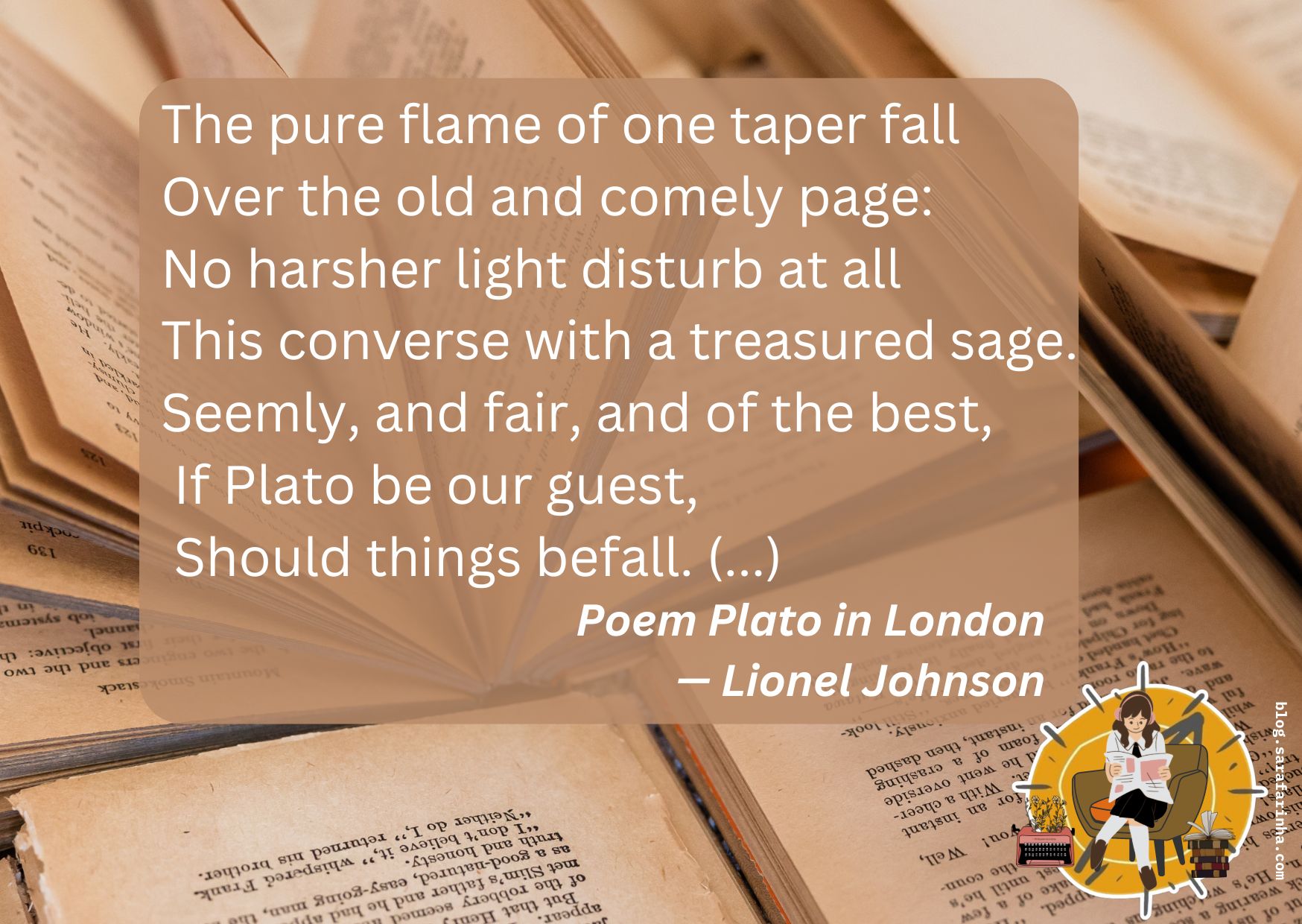 Plato in London from Lionel Johnson