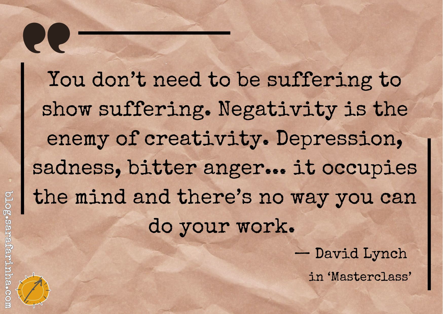 negativity and suffering